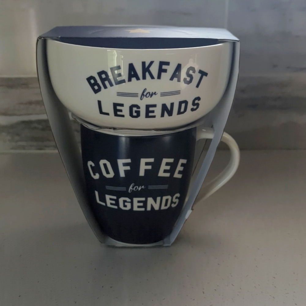 3/$15 Legends Mug and Bowl Set